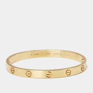 مملوكة مسبقًا Cartier Love 18k Yellow Gold Bracelet 17