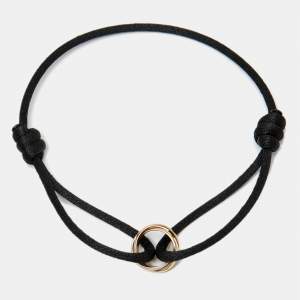 Pre Owned Cartier Trinity 18k Three Tone Gold Cord Bracelet