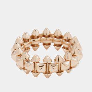 Pre Owned Cartier Clash de Cartier 18K Rose Gold Band Ring EU 50