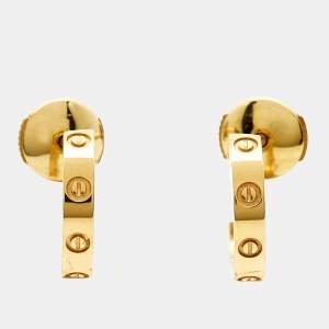 مملوكة مسبقًا Cartier Love 18k Yellow Gold Earrings