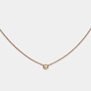 مملوكة مسبقًا Cartier d'Amour Diamond 18k Yellow Gold Necklace