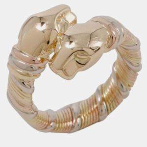 مملوكة مسبقًا 18K Tricolor Gold Panthere de Cartier Ring