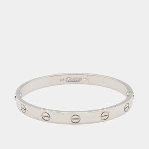 مملوكة مسبقًا Cartier 18K White Gold Classic Love Bracelet