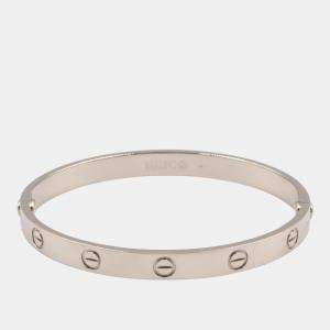 Pre Owned سوار كارتييه لوف كلاسيك ذهب أبيض عيار 18