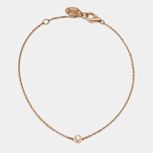 مملوكة مسبقًا Cartier d'Amour Diamonds 18k Rose Gold Mini Model Bracelet