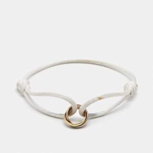 Pre Owned Cartier Trinity 18k Three Tone Gold Cord Bracelet