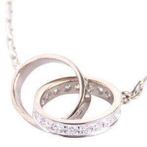 Pre Owned Cartier Love 18K White Gold Diamond Necklace 