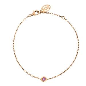 Pre Owned Cartier Saphirs Légers de Cartier Pink Sapphire 18K Rose Gold Bracelet