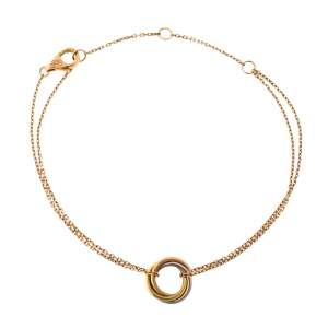 Pre Owned Cartier Trinity 18K Three Tone Gold Bracelet