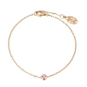 Pre Owned Cartier Saphirs Légers De Cartier Pink Sapphire 18K Rose Gold Bracelet