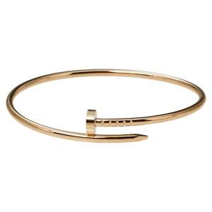 مملوكة مسبقًا Cartier Juste Un Clou 18K Rose Gold Bracelet SM 17