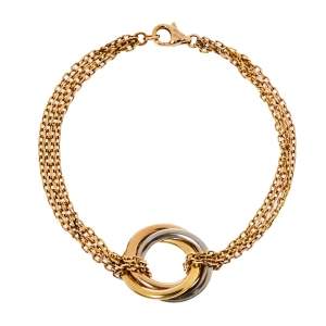 Pre Owned Cartier Trinity de Cartier 18K Three Tone Gold Bracelet