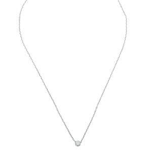 Pre Owned قلادة كارتييه ديامانتس ليغريه دو كارتييه ألماس ذهب أبيض عيار 18 مقاس صغير - متوسط