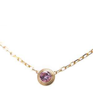 Pre Owned Cartier Saphirs Leges de Cartier Rose Gold Sapphire Necklace
