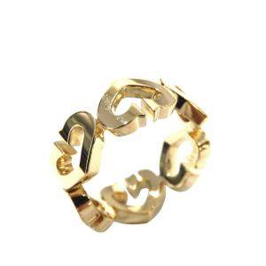 Cartier Heart 18K Yellow Gold Ring Size EU 49