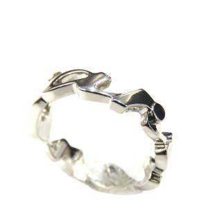 Pre Owned Cartier Signature 18K White Gold Ring Size EU 52