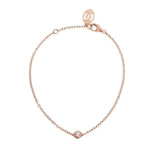 Pre Owned Cartier Diamants Légers De Cartier Diamond 18K Rose Gold Bracelet