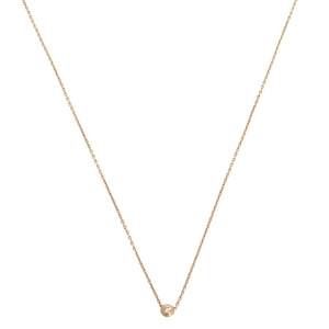 Pre Owned Cartier Diamants Légers Diamond 18K Yellow Gold Necklace XS