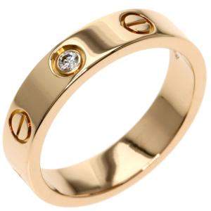 Cartier Love 18K Rose Gold Diamond Ring EU 49
