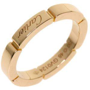 Cartier Maillon Panthere 18K Rose Gold Ring EU 46