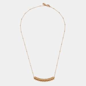 Pre Owned Cartier Yellow Gold Clash De Cartier 18k Rose Gold Small Model Necklace