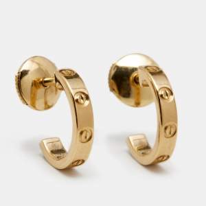 مملوكة مسبقًا Cartier Love 18k Yellow Gold Earrings