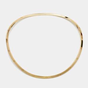Pre Owned Cartier Love 18k Yellow Gold Necklace