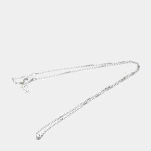 Pre Owned Cartier D'amour Small 18K White Gold Diamond Necklace