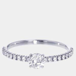 Pre Owned Cartier Etincelle de Cartier Platinum Diamond Ring EU 48