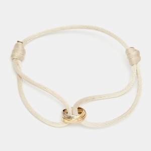 Pre Owned Cartier Trinity 18k Three Tone Gold Cord Bracelet