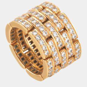 Cartier Maillon de PanthxE8re 18K Yellow Gold 2.60 ct Diamond Ring