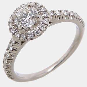 Pre Owned Cartier Destinee Platinum Diamond Ring EU 51