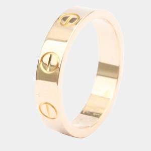 Pre Owned Cartier Love 18K Rose Gold Ring EU 47