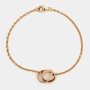 Cartier Love Interlocking Loops 18k Rose Gold Bracelet
