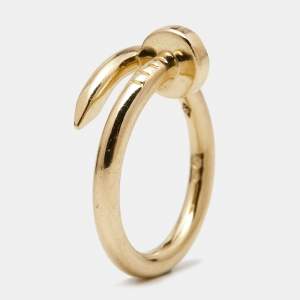 مملوكة مسبقًا Cartier Juste Un Clou 18k Yellow Gold Ring Size 57