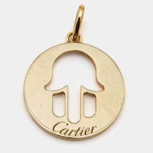 Cartier Symbol Hand of Fatima 18k Yellow Gold Pendant