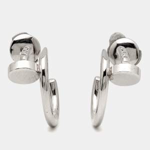 Cartier Juste Un Clou 18k White Gold Earrings