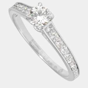 Pre Owned Cartier 1895 Solitaire Platinum Diamond Ring EU 56