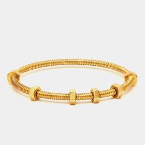Pre Owned Cartier Ecrou De Cartier 18k Rose Gold Bracelet 16