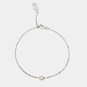 Pre Owned Cartier d'Amour Diamond 18k White Gold Small Model Bracelet