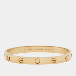 مملوكة مسبقًا Cartier Love 18k Yellow Gold Bracelet 16