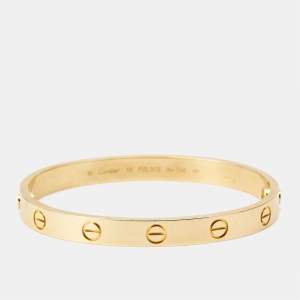 Cartier Love 18k Yellow Gold Bracelet 16