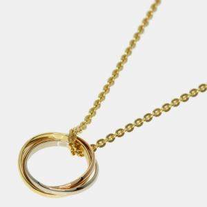 Cartier Trinity 18K Yellow Rose and White Gold Necklace