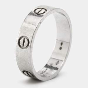 Cartier Love Platinum Ring Size 64