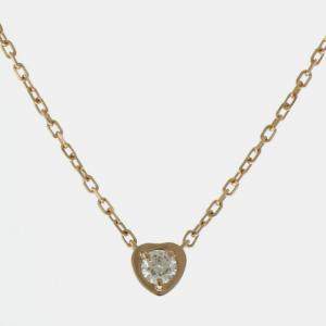 Cartier 18K Rose Gold and Diamond Diamants Léger De Cartier Pendant Necklace