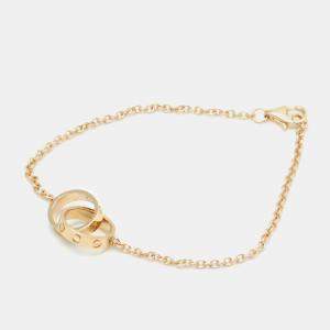 Cartier 18K Rose Gold Love Chain Bracelet