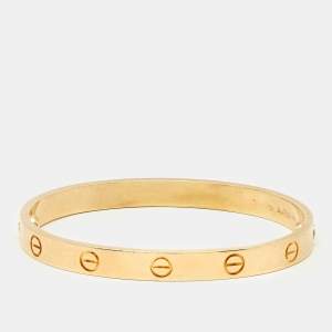 مملوكة مسبقًا Cartier Love 18k Yellow Gold Bracelet 17