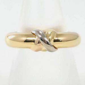 Cartier 18K Yellow Gold, Rose Gold, White Gold Vintage Trinity Band Ring EU 51