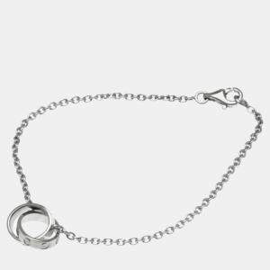 Cartier 18K White Gold Love Chain Bracelet