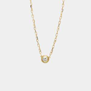 Cartier 18K Rose Gold and Diamond D'amour Pendant Necklace